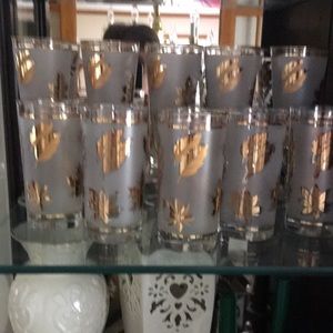Mid-century High ball/Water Glasses